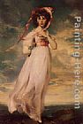 Sir Thomas Lawrence Famous Paintings - Pinkie (Sarah Barrett Moulton)